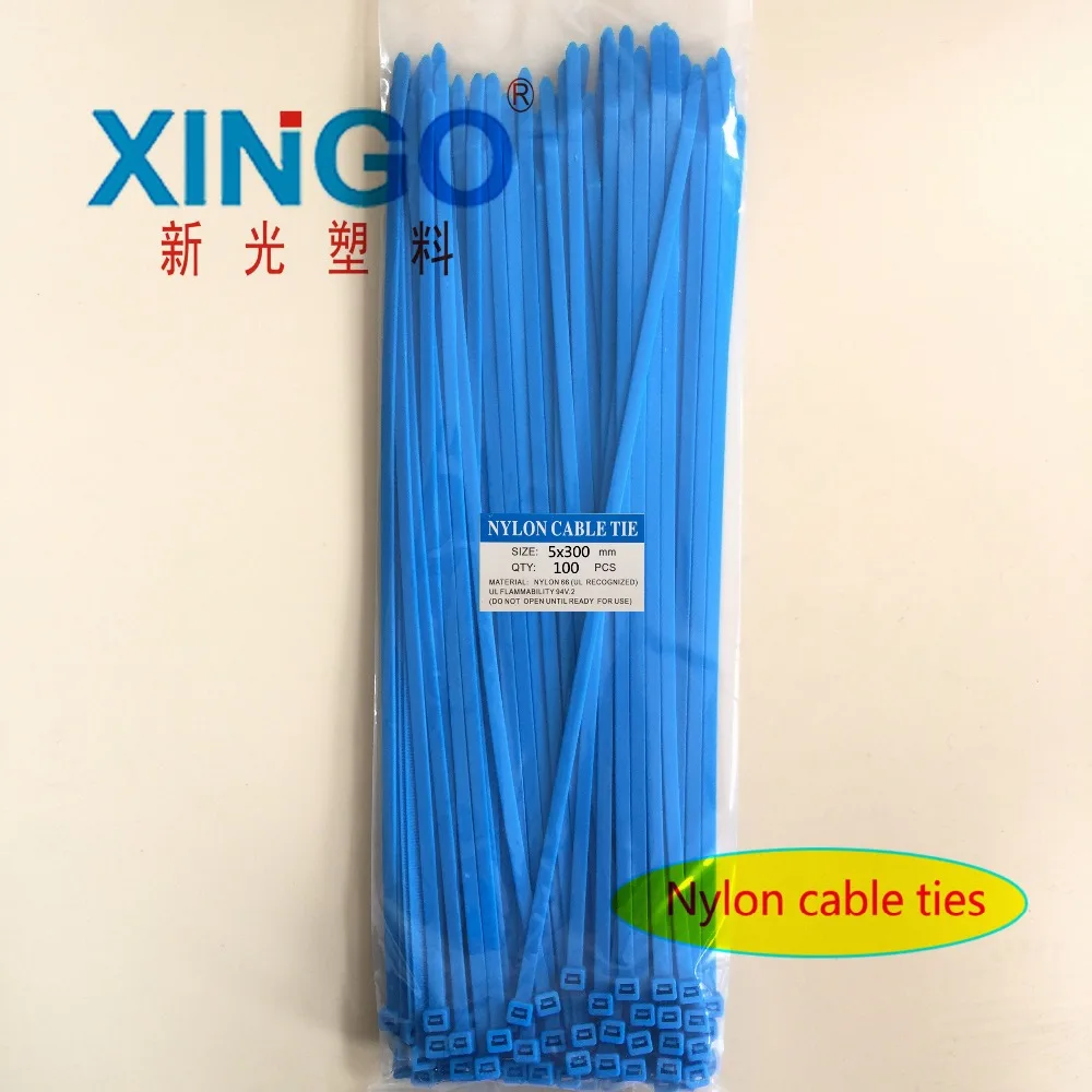 Самоблокирующиеся Нейлоновые кабельные стяжки зеленые красные синие желтые 100