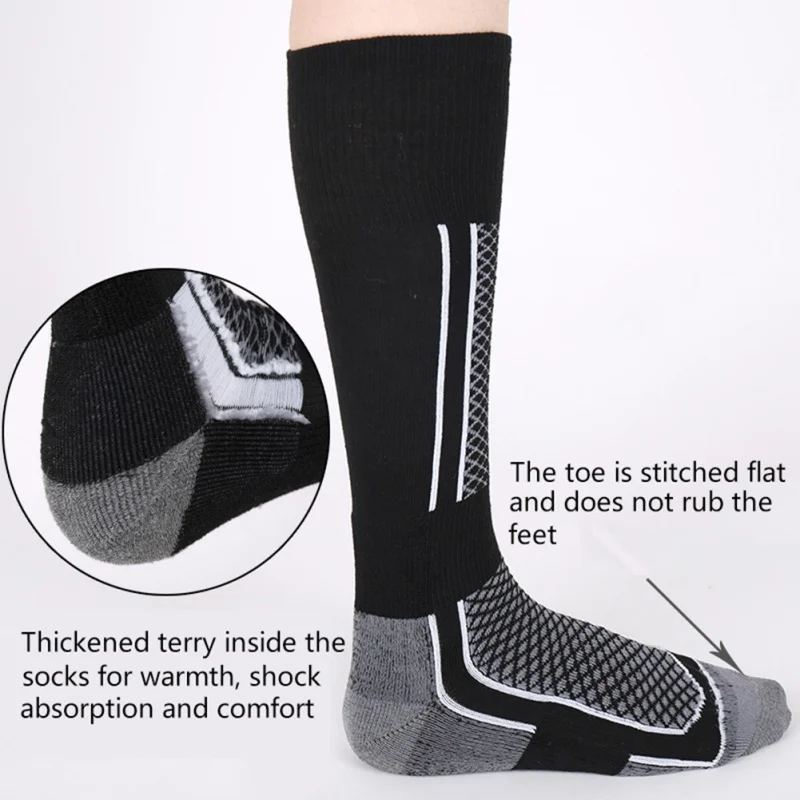 

Winter Thermal Ski Socks Leg Warmer Thick Cotton Warm Sport Socks Snowboarding Cycling Boys Girl Skiing Hiking Socks