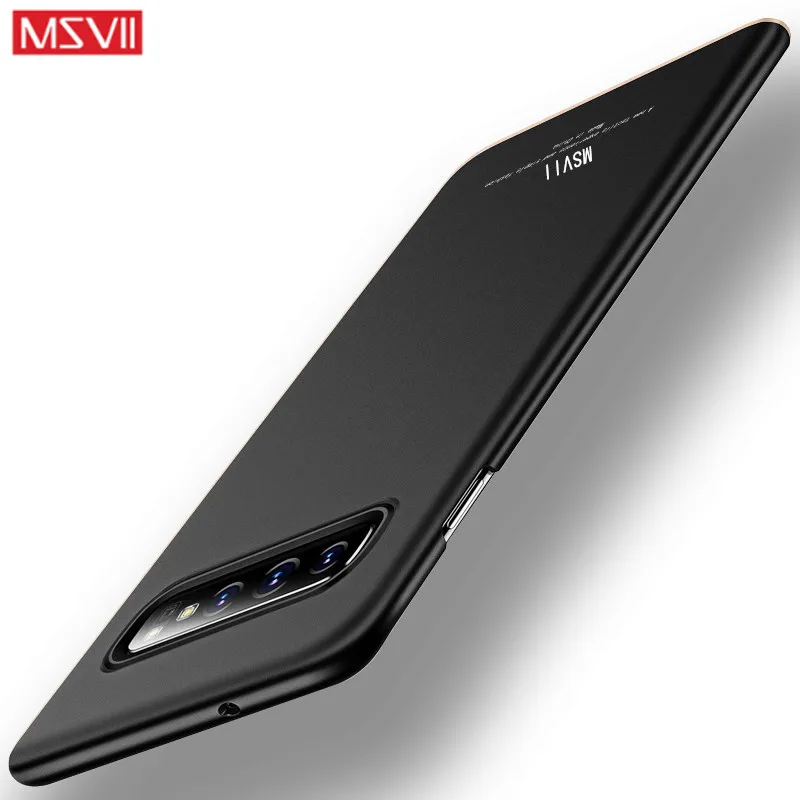 Для samsung Galaxy S10 E plus чехол MSVII защитный чехол Жесткий PC задняя крышка Coque для samsung Galaxy S8 S9 PLUS S 10E чехол для телефона