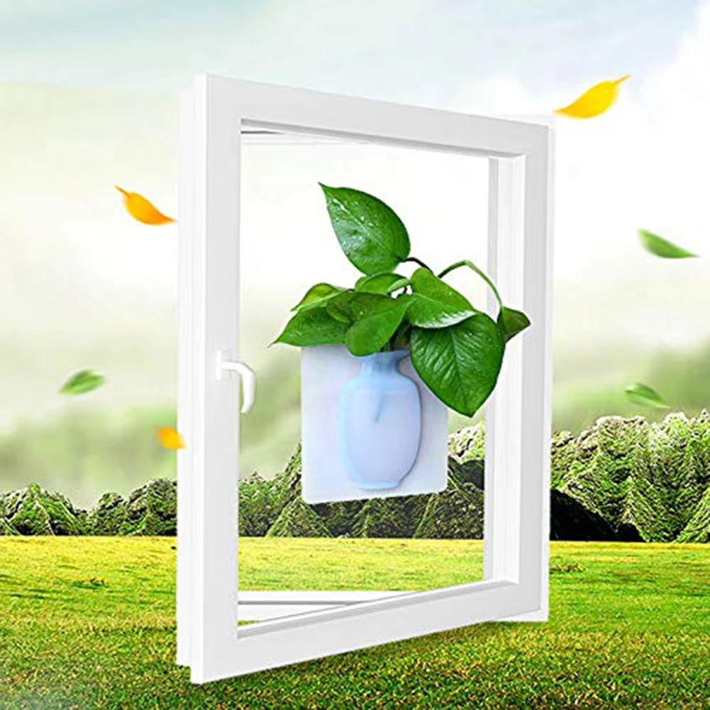 40 # креативная Волшебная Мягкая силиконовая наклейка для бутылки с листьями ваза