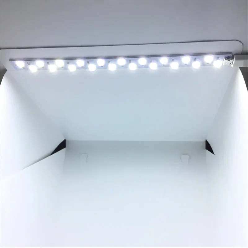 

Portable Folding Lightbox Photography Studio Softbox LED Light Soft Box Tent Kit for iPhone Samsang DSLR Camera Photo Background