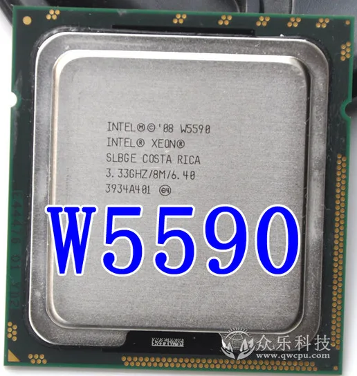 Процессор Intel Xeon W5590 3 33 ГГц LGA1366 8 Мб/L3 130 Вт кэш/четырехъядерный процессор может