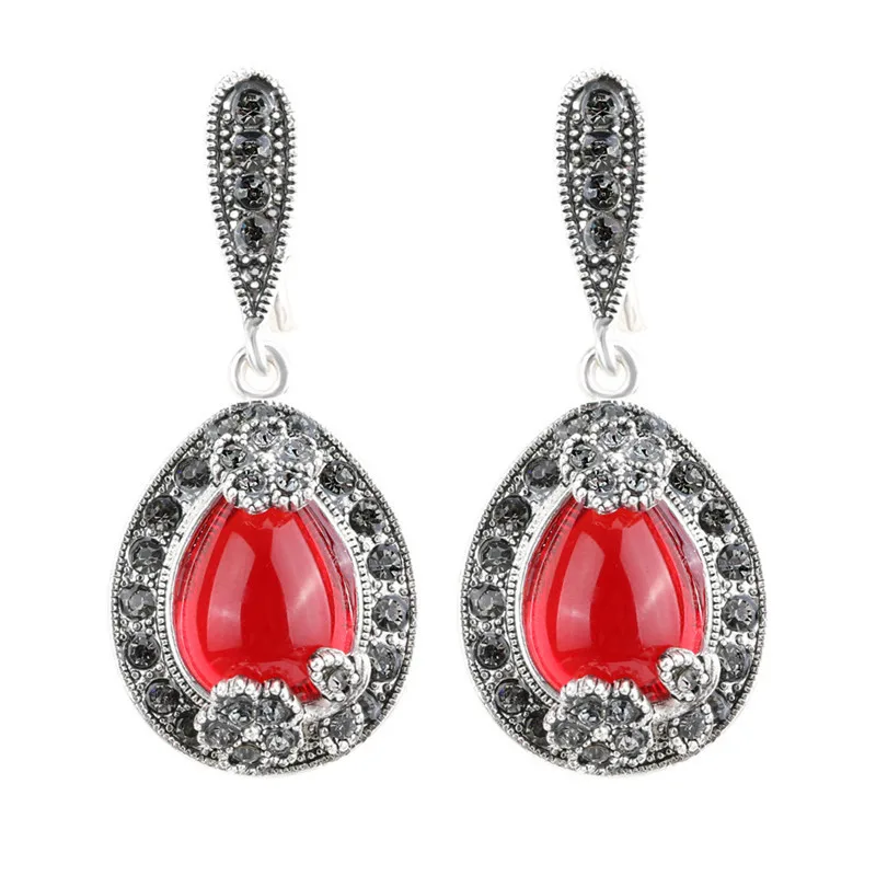 3 шт./комплект серьги и ожерелье с австрийскими кристаллами|jewelry sets earrings|blue jewelry