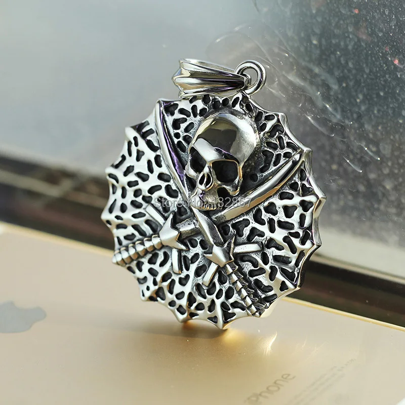 Хип-хоп в стиле панк Мужская Байкерская Подвеска из нержавеющей стали 316L с мачете