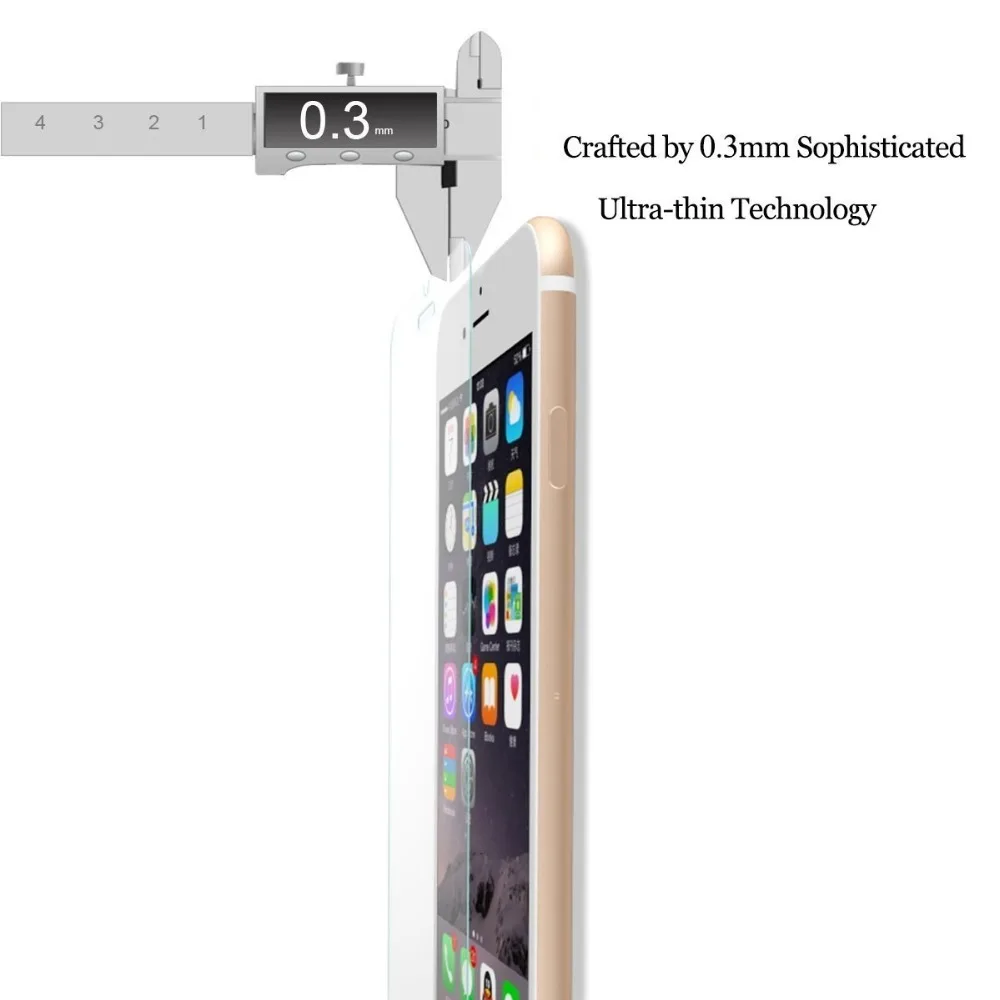 SRLEEKING стекло для iphone 5S Взрывозащищенная стеклянная пленка Закаленное Защитная 7 4S