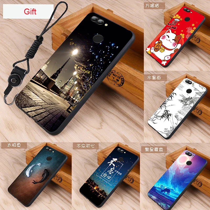 Huawei nova 2 plus Case Original Cover for Bag Skin Wolf Fish Skull nova2 Fundas 100% |
