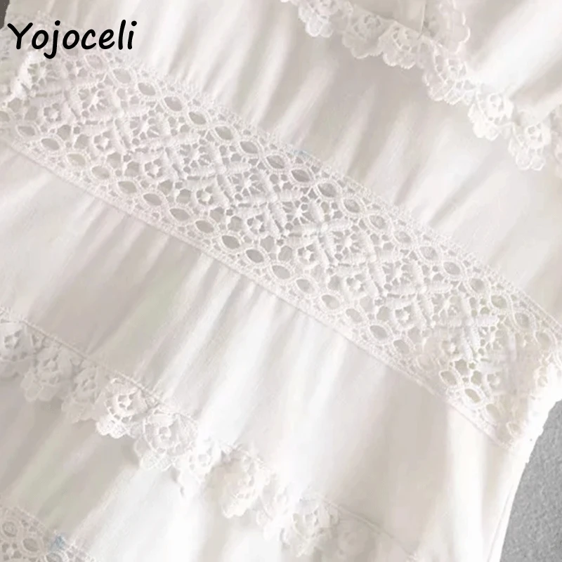 Yojoceli/2019 летние вечерние кружевные платья для женщин с v образным вырезом и