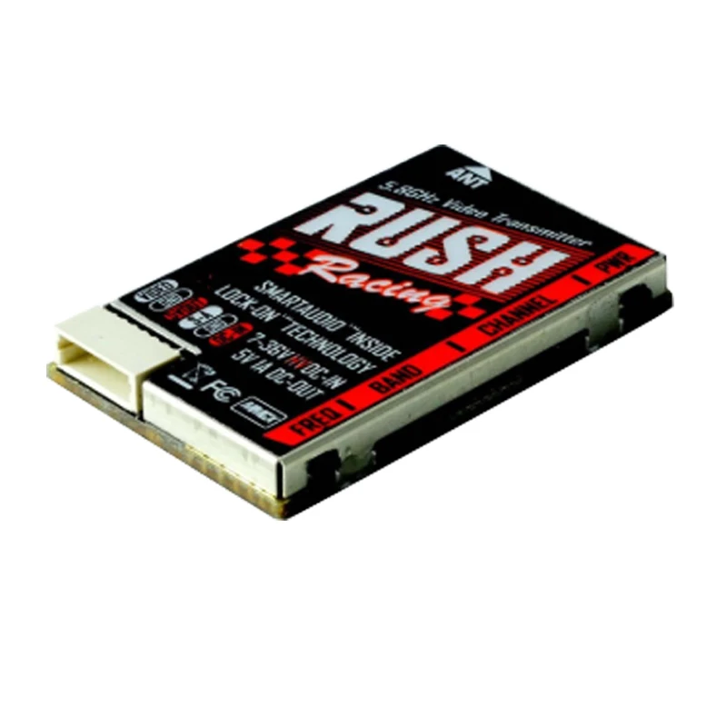 Передатчик для гоночного дрона FPV RUSH VTX TANK Race Edition 5 8 ГГц 48 каналов 25/50/100/200