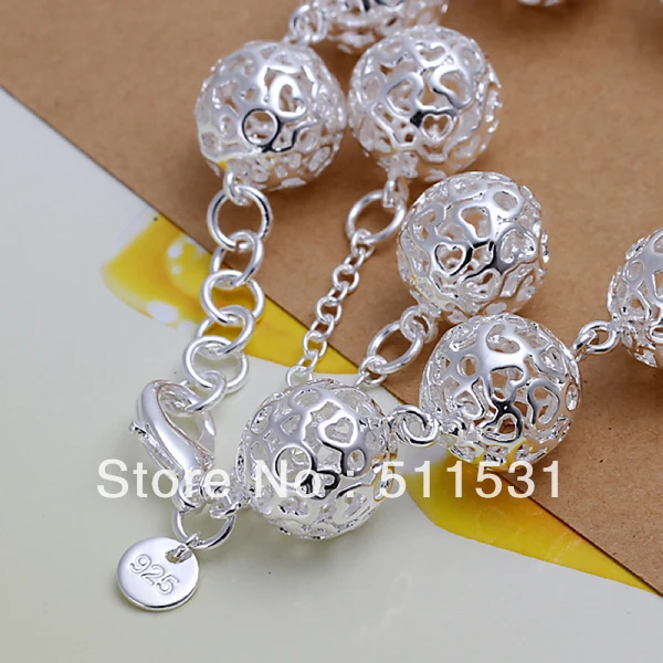 2013 New Products Fashion 925 Silver Beads Large Hollow Ball Bracelet | Украшения и аксессуары