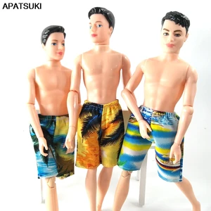 Шорты ручной работы для куклы Кен, пляжные шорты для куклы Барби парень Кэн, Повседневная Одежда для куклы, Мужская кукольная одежда