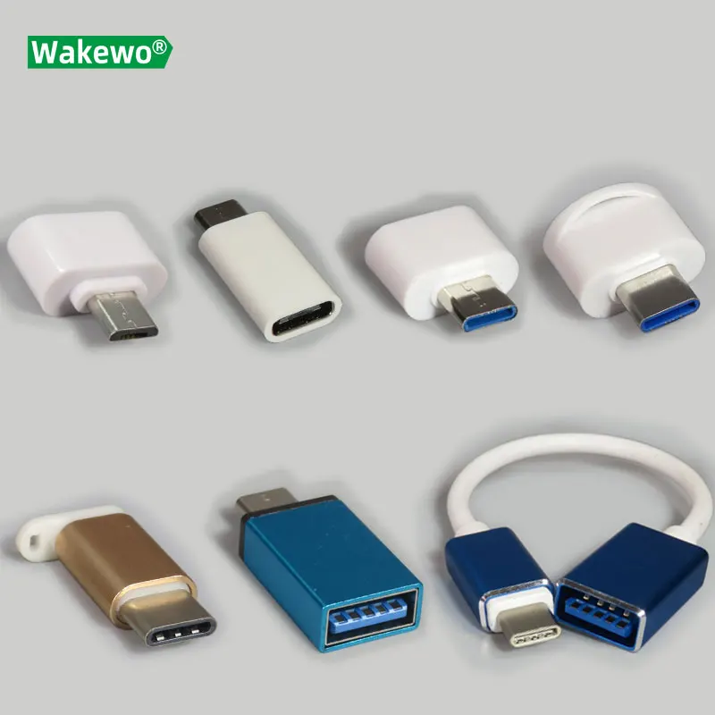 Переходник USB Type-C/micro-USB (гнездо-штекер) WAKEWO | Электроника