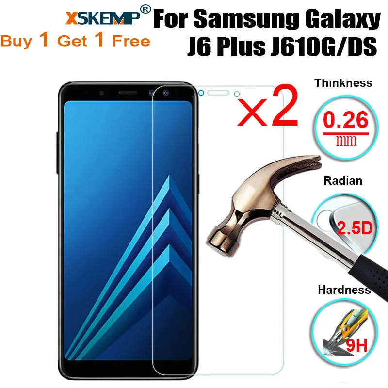 Защитное стекло для Samsung Galaxy J2 Core/J6 2018/A9 Star G8850/J4 Plus|Защитные стёкла и плёнки