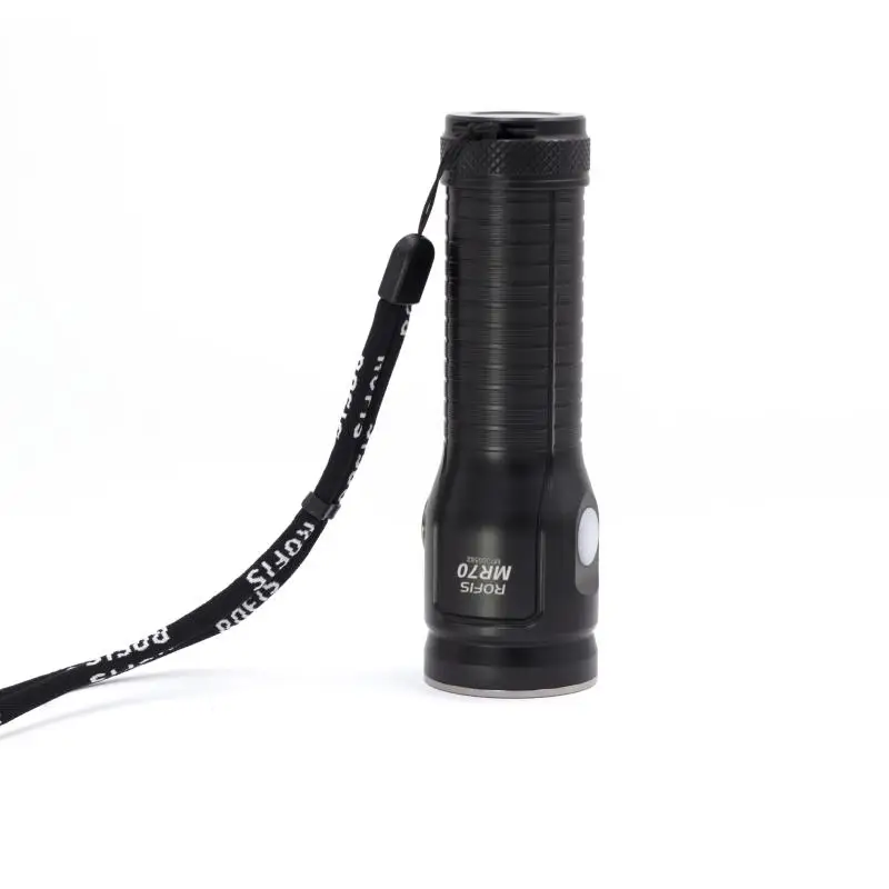 Rofis MR70 CREE XHP70.2 с заглушкой по часовой стрелке против XP-G2 3500lm Перезаряжаемые светодиодный вспышка светильник 248 м светильник фонарь+ 26650 5500 мАч батарея