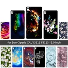 Мягкие силиконовые чехлы для Sony Xperia XA для Sony F3111 F3113 F3115 прозрачный цветной чехол-накладка для Sony Xperia xA Coque