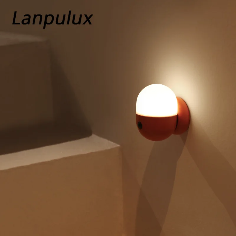 Lanpulux креативная Капсульная Ночная лампа с магнитной индукцией прикроватные