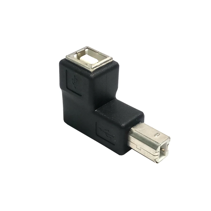 90 градусов угол L Тип USB 2 0 B адаптер Папа мама разъем для принтера jack|usb 2.0 b|usb type busb