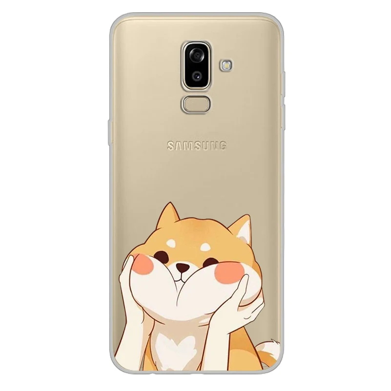 Ciciber чехол для телефона Samsung Galaxy J5 J6 J7 J8 J4 J3 J2 J1 Prime Core Plus 2016 2017 2018 животное кошка
