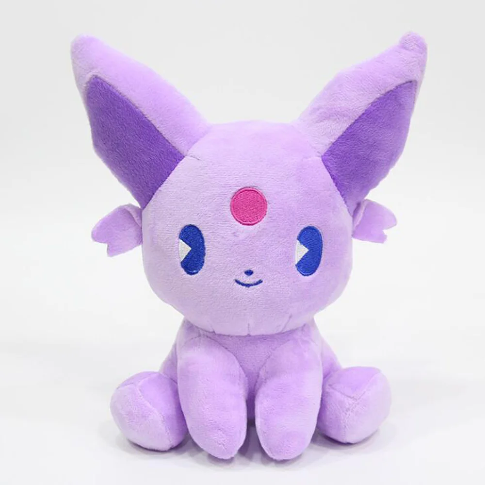 Новая 10 видов стилей Saiko Soda Pikachu Sylveon Umbreon Flareon Vaporeon Jolteon Eevee Espeon Leafeon Glaceon " 20 см плюшевая кукла - Цвет: Espeon