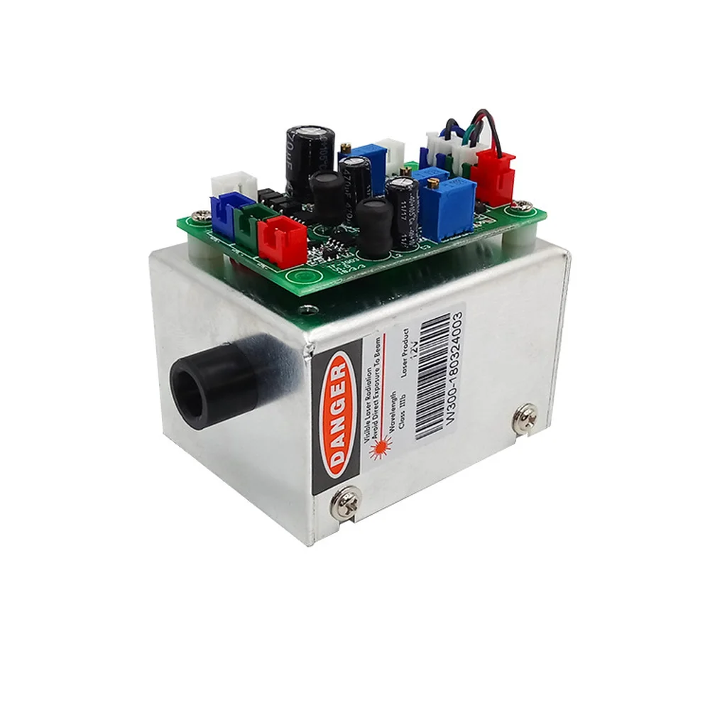 Обновленный белый лазерный модуль RGB 300 мВт 638нм + 520нм 450нм с TTL модуляцией платы