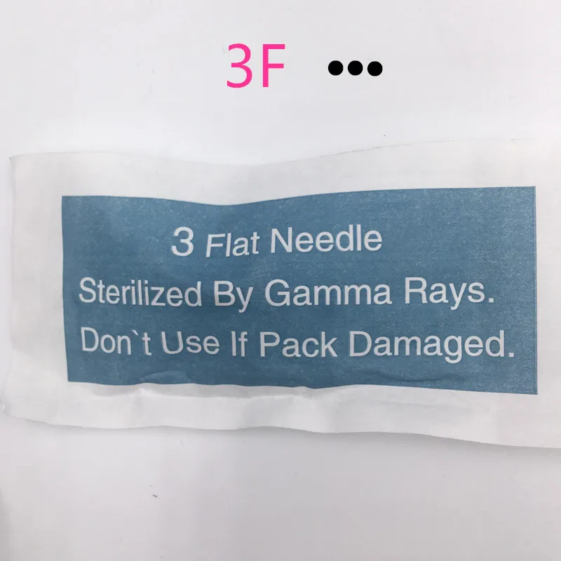 Тату картридж для макияжа 50 шт. 3F иглы Иглы татуировки наконечники бровей губ liberty