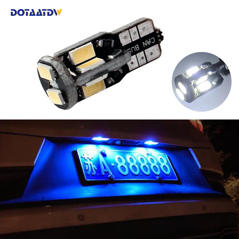 DOTAATDW 1x T10 SMD 5630 автомобиль светодиодный номерной знак Авто Canbus светильник W5W 168 194