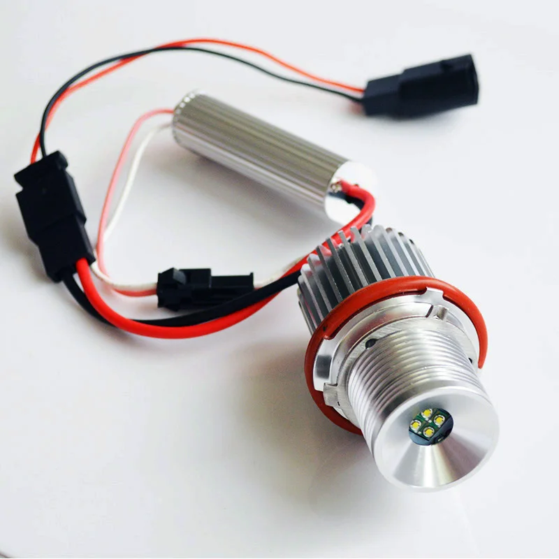 Светодиодный Маркер 2*20W 40W автомобильные глаза ангела белый синий желтый для E39 E65