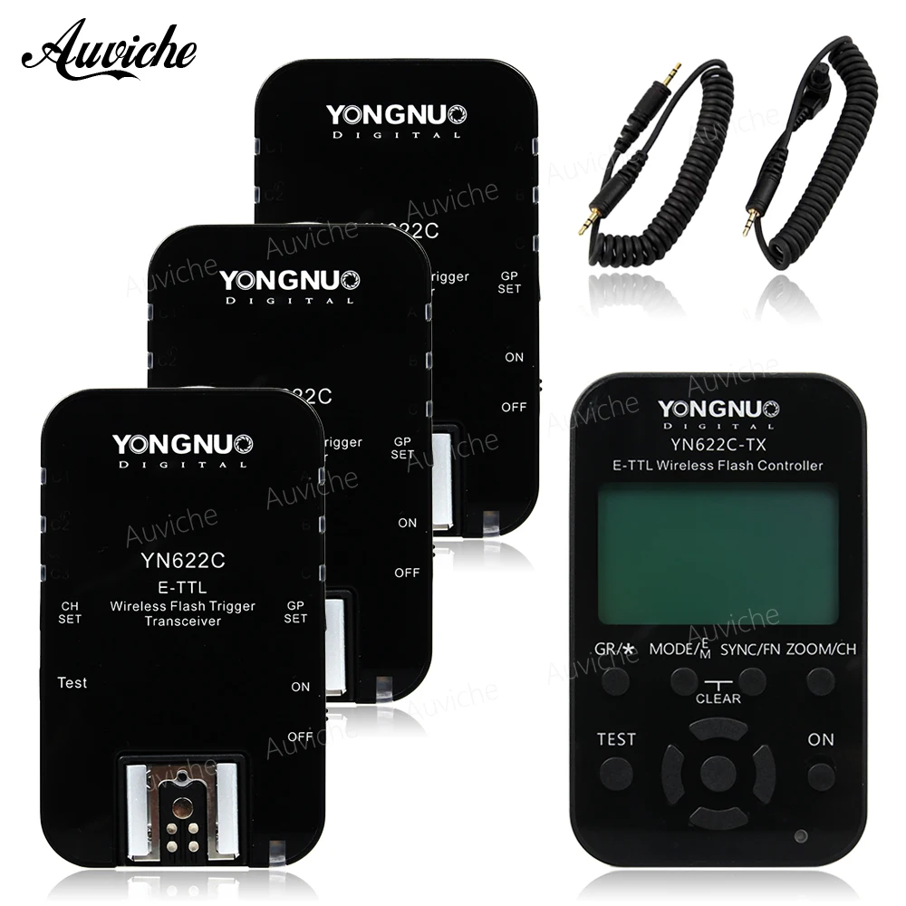 Yongnuo YN 622C TX Беспроводной i ttl флэш триггер контроллер с светодиодный Экран и