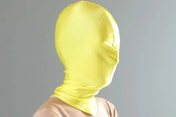 

Classic Halloween Costumes Yellow Lycra Spandex Head Hood Tights Unisex Fetish Zentai Suit Can Custom Colors