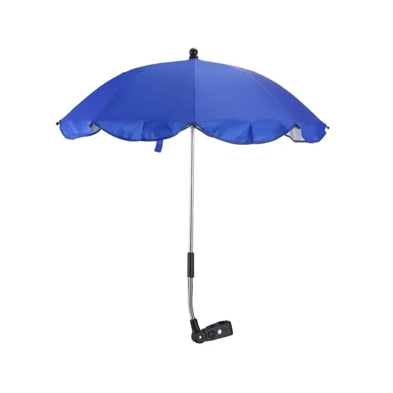 Dark Blue Зонт для детской коляски Солнцезащитный козырек крышка коляска зонтик для багги аксессуары для коляски автомобильное сиденье солнцезащитный зонт - Цвет: Dark Blue