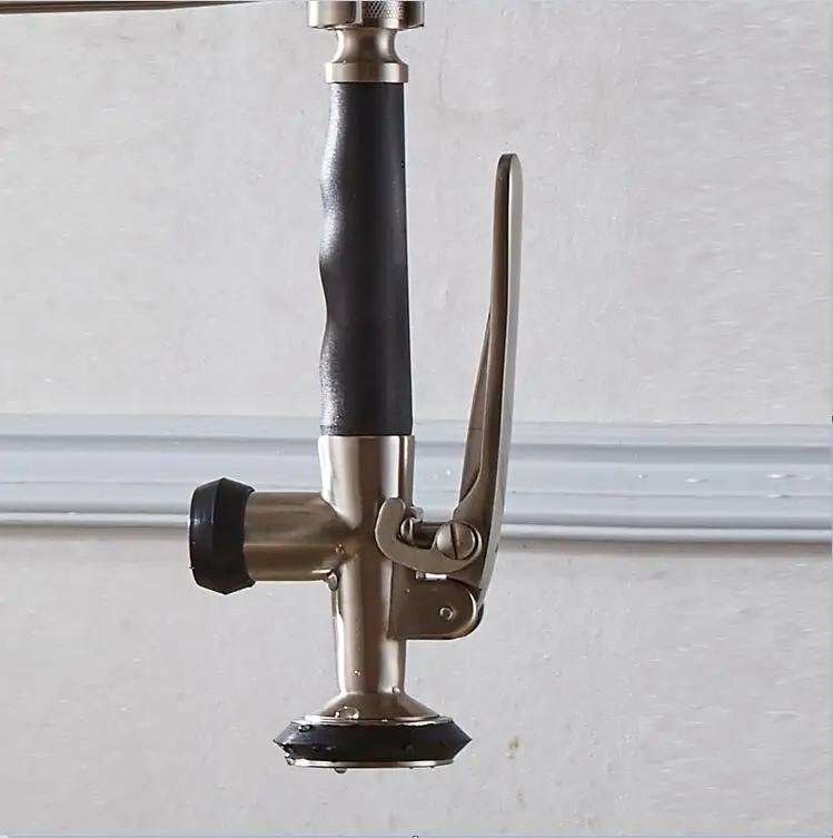 G brass brushed Кухонный пружинный кран, насадка из латуни, насадка для душа высокого давления, аксессуары для кухонного крана - Цвет: G brass brushed