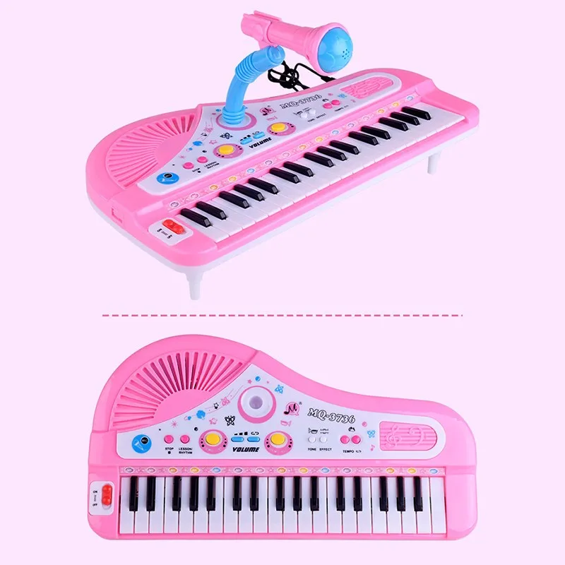 37 клавиш electone мини электронные клавишные музыкальные игрушки с микрофоном