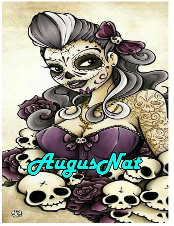 5d Женская алмазная живопись вышивка с черепом картина на Хэллоуин Картина холсте