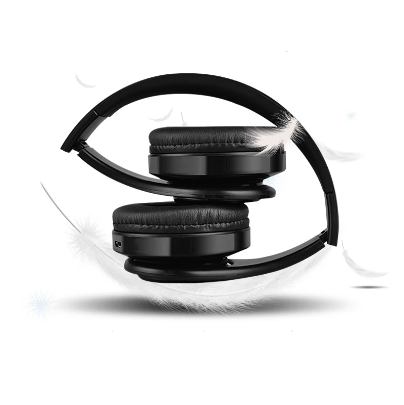 Стерео наушники с громкой связью, аудио наушники, bluetooth-гарнитура, беспроводные наушники для компьютера, ПК, Aux, головной телефон