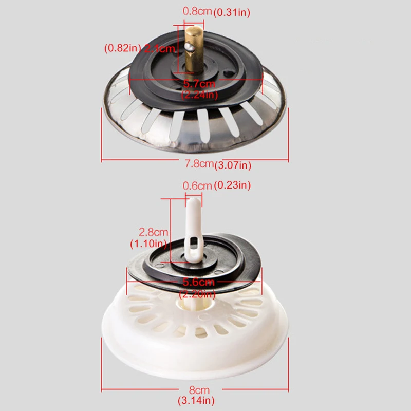 Ситечко для кухонной раковины аксессуары ванной комнаты стопор волос слива из