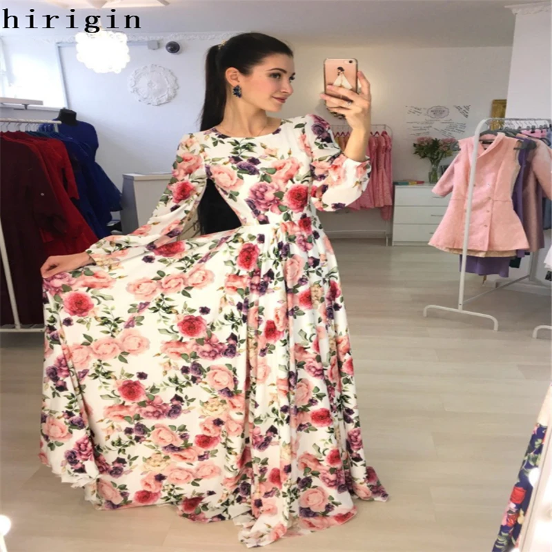 Новинка Осеннее популярное женское Повседневное платье с длинным рукавом и