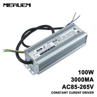 100w ip65 waterproof led driver ac85 265v to dc30 36v 3000ma constant current power supply out door floodlights transformer