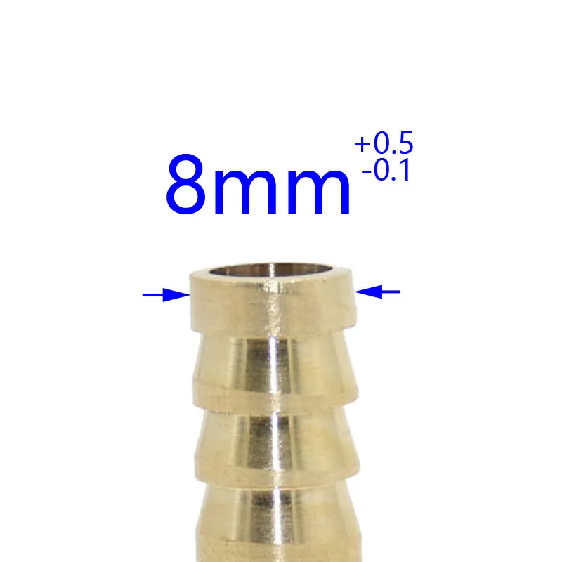 8mm Кобре 1/8 1/4 3/8 1/2 3/" наружная резьба 6 мм 8 мм 10 мм 12 мм медный разъем оросительной воды шланг Мягкая трубка адаптеры 4 предмета в комплекте - Цвет: 8mm