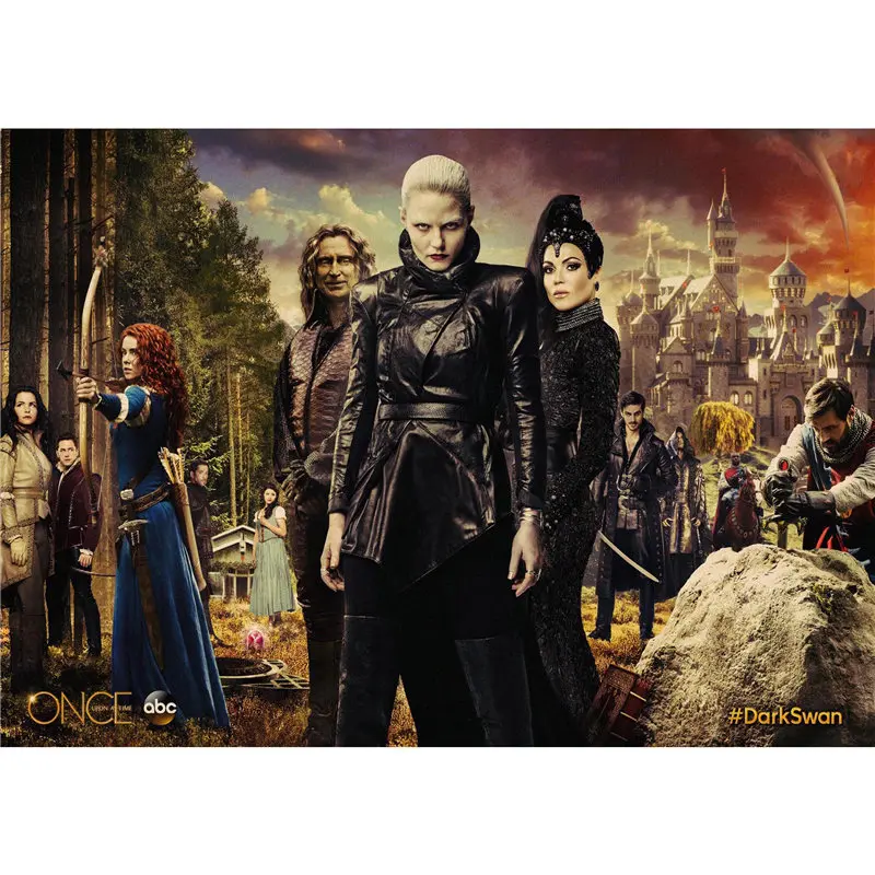 Once Upon a Time домашний интерьер украшения Крафт Фильм плакат рисунок core наклейки на стену