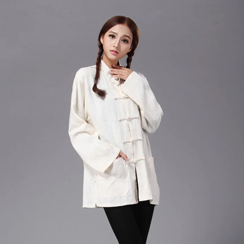 Женская блузка с длинным рукавом воротником-стойкой | Тематическая одежда и