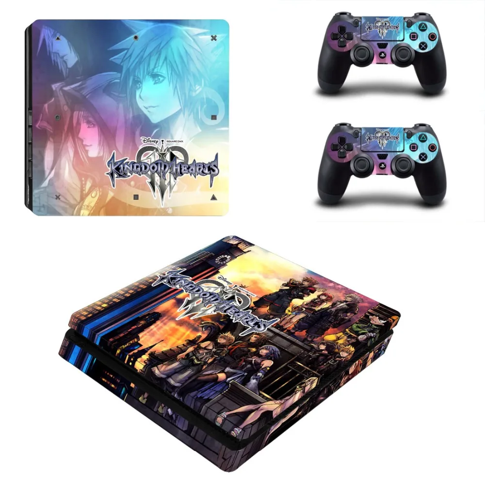 Игровой Kingdom Hearts 3 PS4 тонкий стикер для Sony PlayStation 4 консоль и контроллер наклейка