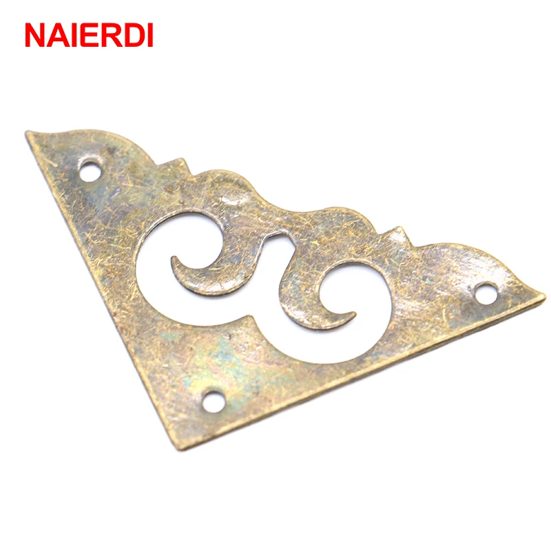 10 шт. декоративные бронзовые уголки для украшений NAIERDI|corner brackets decorative|corner bracketbox