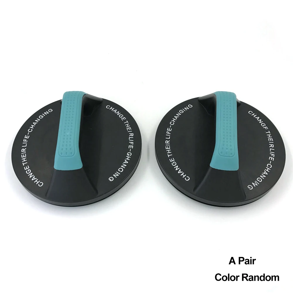 1 Pair Rotating Handles Non-Slip Muscle Training 360-degree Rotation Round Fitness Workout Grips Push-ups Frame | Спорт и