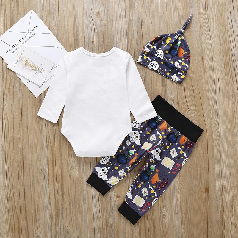 Богемный комплект roupa infantil menino Одежда для новорожденных одежда малышей с