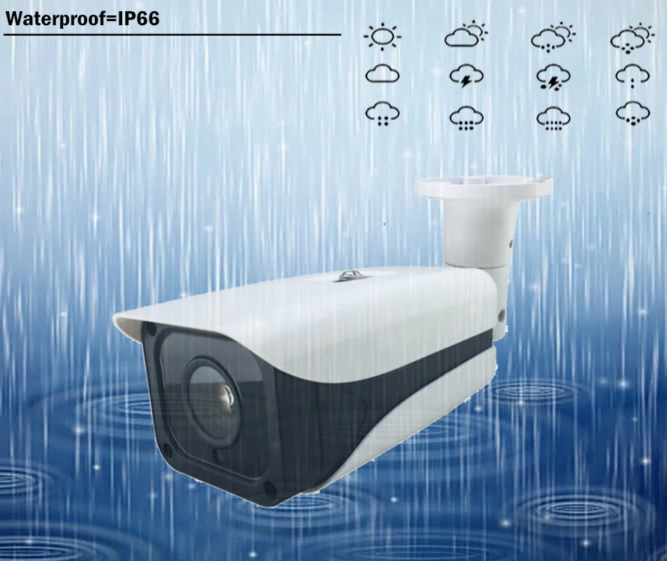 H.265/H.264 4MP IP ONVIF камера с переменным фокусным расстоянием 18 шт. SMT светодиоды 30 м IR