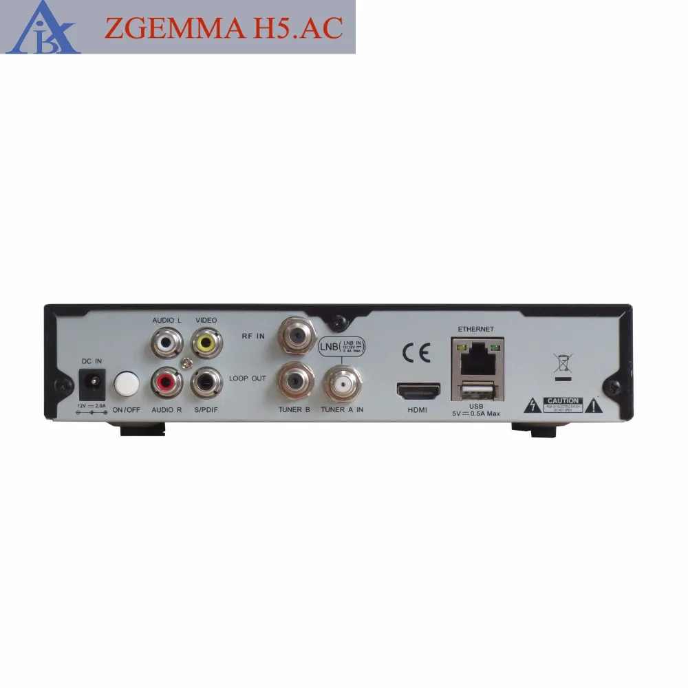 Verkauf 5 Teile/los Enigma2 Linux DVB S2 + ATSC H.265 North Amerikanischen Tv Box Zgemma H5.AC