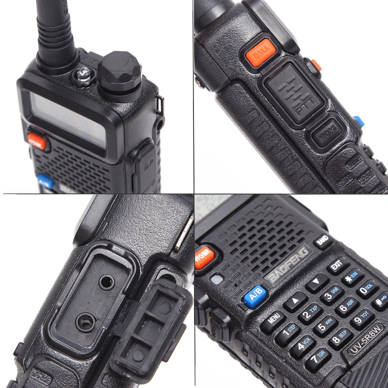 Двухдиапазонное радио Baofeng UV 5R8W Tri Power(1/4/8 вт) диапазон 10 км FM любительский
