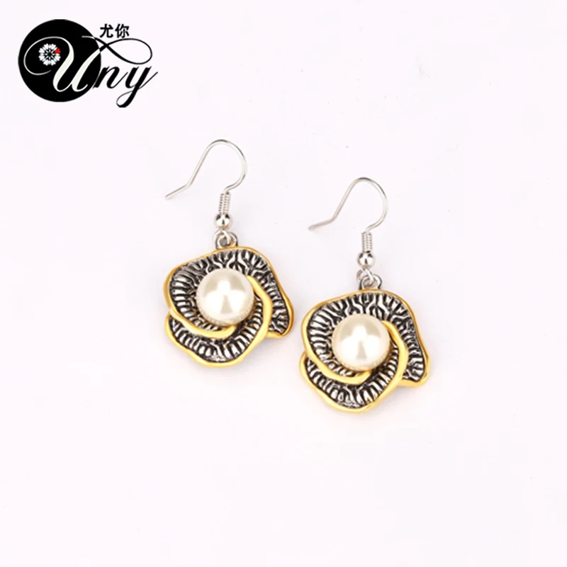 Uny Винтаж jewelries Наборы Элегантный комплект ювелирных изделий с искусственным