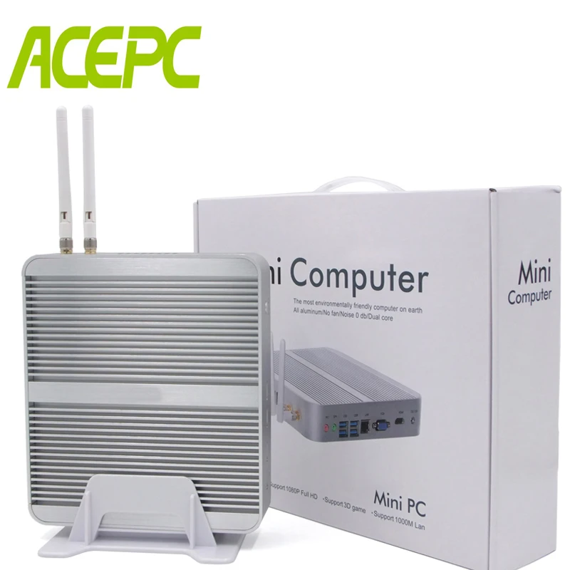 ACEPC мини-ПК Intel Core i5 7200u i3 7100u 7th Gen Kaby Lake Windows 10 безвентиляторный мини-ПК 4K HTPC minipc Nuc HD graphics 620 wifi
