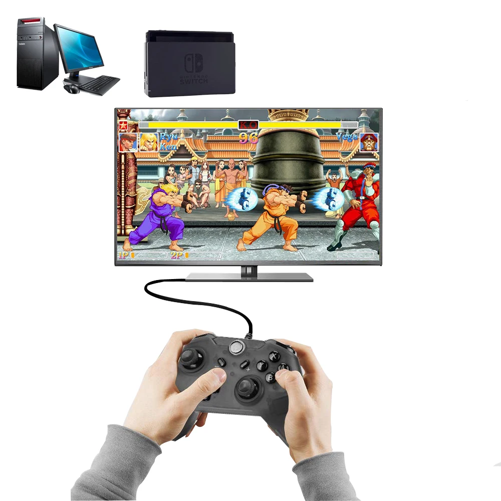 Проводной USB контроллер геймпад для консоли Switch Pro игровой джойстик Nintendo ПК Windows с