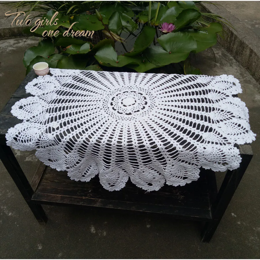 Разноцветная скатерть ручной работы с изображением цветов ананаса скатерти для